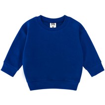 키즈크루 아동용 무지 맨투맨