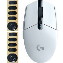 로지텍 G304 LIGHTSPEED 게이밍 무선 마우스 M-R0071 + 마우스 피트 2p, M-R0071(마우스), 화이트(마우스)