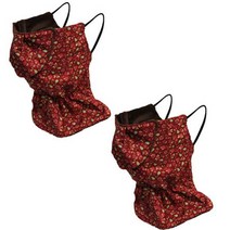 입체 기모 커튼형 마스크 2p, 03(마스크), 진밤색(안감)