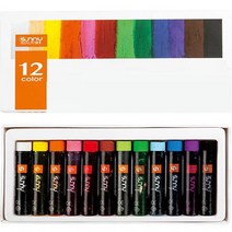 엔젤 오일 파스텔 01 미니 세트, 1세트, 12색