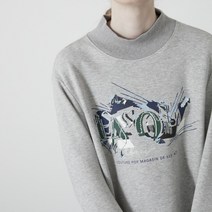 올리비아로렌 여성용 반네크 원포인트 티셔츠 VVCALYW9461