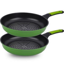 키친아트 프리미엄 퍼스널 컬렉션 S.M.A.R.T 프라이팬 세트 2개, 혼합색상, 프라이팬 28cm + 28cm
