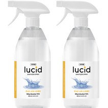 디볼베르 루시드 손소독제 스프레이 에탄올, 500ml, 2개