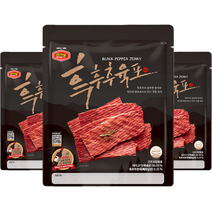 머거본 흑후추 돼지고기 육포, 70g, 3개