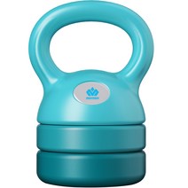 뭅뭅 브랜뉴 무게조절 케틀벨 덤벨 2.3kg + 3.6kg + 4kg 세트, 혼합색상, 1세트