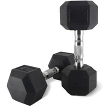쿠스포츠 육각 고무 아령 2kg, 2개