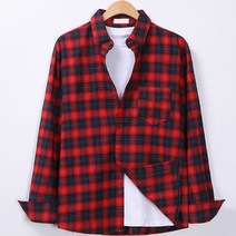 레이먼 남성용 레로 체크 포켓 셔츠