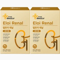 마이펫닥터 반려동물 엘로이레날 영양제 60g, 황태, 2개, 신장