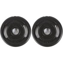 반석스포츠 K중량 원판 50mm 2p, 5kg, 블랙