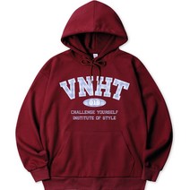 벤힛 체크챌린지 오버핏 기모 후드티