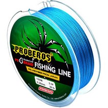 포커스피싱 프리미어 PE 4합사 낚시줄, 블루
