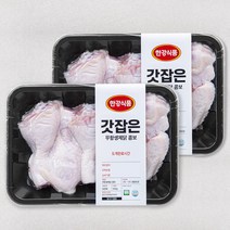한강식품 무항생제 인증 갓잡은 닭콤보 (냉장), 500g, 2개