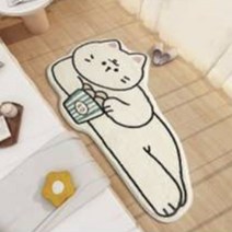 유넬 먹방 냥이 침실 러그