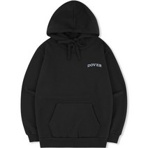 멜로즈 여성용 빅사이즈 도버 스몰로고 기모 후드 티셔츠