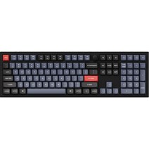 키크론 Q6 Knob Frame RGB 핫스왑 적축 키보드 풀패키지, 카본 블랙, Keychron Q6 Knob M1Z, 일반형
