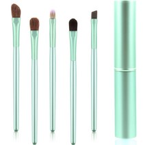 데일리프렌즈 아이섀도우 브러쉬 5종 + 틴 케이스 세트, 1세트, 민트