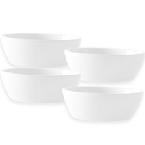 네오본 심플 찬기 지름 10cm, 화이트, 4개