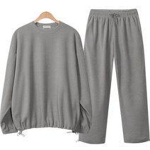 레이먼 남성용 트치 후리스 맨투맨 + 와이드 팬츠 세트