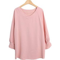 타이타 나그랑 박시핏 소매프릴 언발 블라우스 cpbl4896k2b