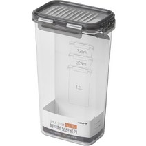 코멕스 에코젠 블럭형 보관용기 직사각 1.3L, 단품, 1개