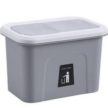 슬라이드캡 싱크대 걸이식 휴지통 S, 그레이, 1개