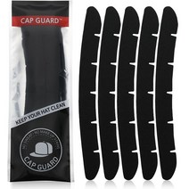 클린햇 캡가드 골프모자 화장품 얼룩 오염 방지 라이너 10p, 블랙