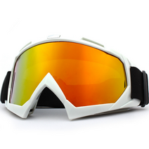 런 스피드 고글, 01 화이트(고글), 라이트 옐로우(렌즈)