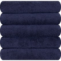 송월타올 데일리 송월 소프트 볼륨 40 세면타월 190g 코마사, 5개, 파랑