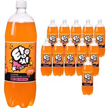 탑씨 일화 제로 오렌지 탄산음료, 1.5L, 12개