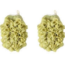 메종디망쉬 목욕 샤워글러브, 2개, 1개입, 다크그린