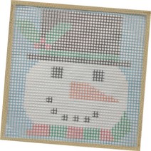 알로데 다용도 러그 발매트 DIY 스킬 자수 세트 30 x 30 cm, DS77, 1세트