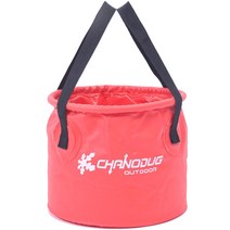 디모어 캠핑 접이식 설거지통 28L, 레드