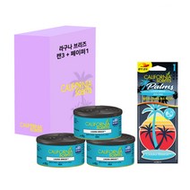 캘리포니아센트 방향제 캔형 3p + 종이걸이형 세트, 1세트, 라구나 브리즈향
