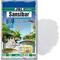 JBL 관상어 산시바 샌드 10kg, 스노우 화이트(스노우), 1개