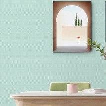 소니오 백그라운드 접착 인테리어 시트지, 12 라이트 그린