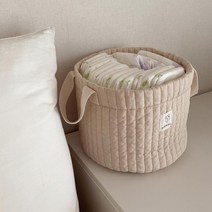 마이리틀데이지 누빔 바구니, 베이지