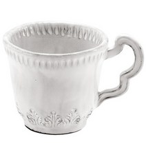VBCCASA 인칸토 리프 머그 300ml, 화이트, 1개