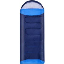 앤도 북극 보온 침낭 1.35kg, 네이비, 1개