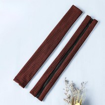 잘츠 사무실 의자 소프트 팔걸이 커버 2p, 브라운