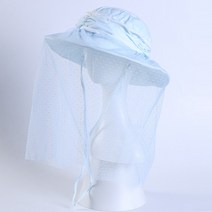 NOS협력업체 보호 방충망 모자 03 하늘색, 1개