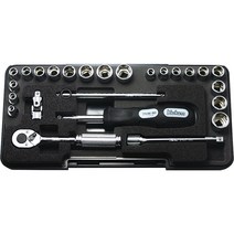 코켄 1/4스퀘어 mm 소켓 렌치 25종 세트 P2201AM, 1세트
