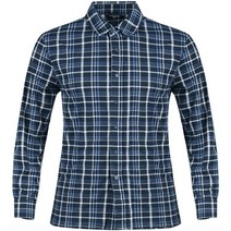 아날도바시니 남성용 체크 긴팔 골프셔츠 AB2DMTS3511