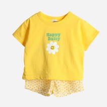 메르시보꾸 아동용 해피데이지 상하의 세트 SS22S06