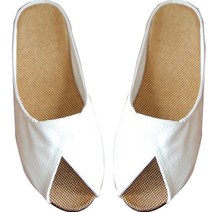 브이라인 사선 뮬 슬리퍼