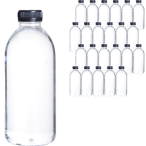 서울패키지 원형 음료 페트 블랙캡, 900ml, 24개