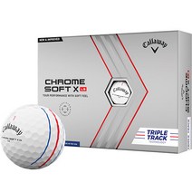 캘러웨이 크롬소프트 X LS 23 트리플트랙 골프공 4피스, 화이트, 1개, 12개입