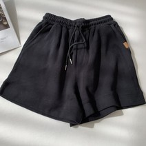 여성용 심플 밴딩 트레이닝 반바지