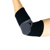 어썸드로우 헬스 스포츠 엘보우 팔꿈치 보호대 블랙, 1개