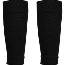 발광 스포츠 종아리 튜브형 슬리브 튜브 샥스 양쪽 세트, 블랙