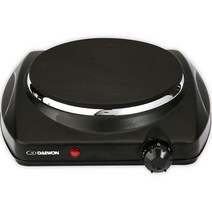 대원 순간가열 핫플레이트 블랙 1구 고객직접설치, DW-HP1500